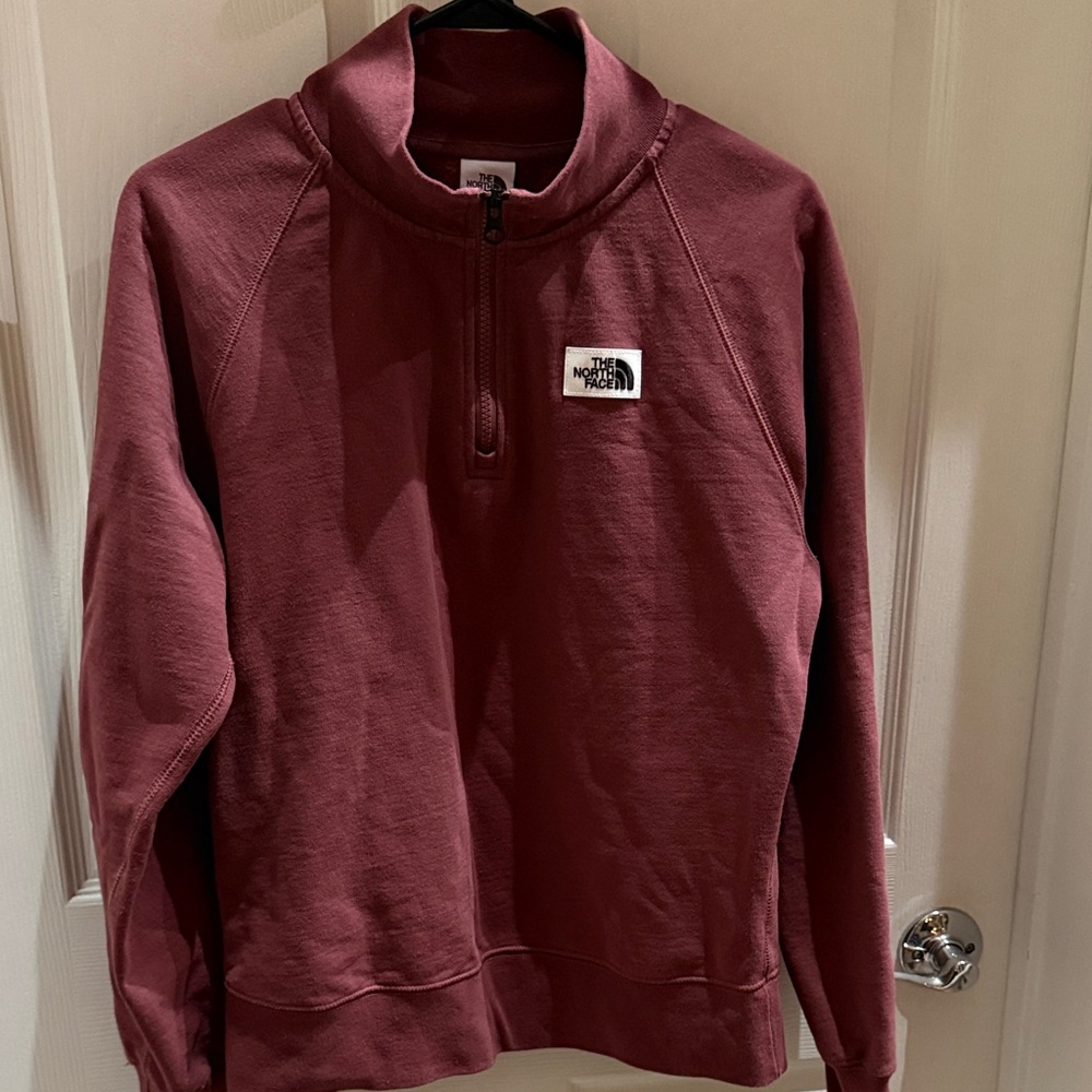 The North Face women’s  Maroon Zip-Up Sweater